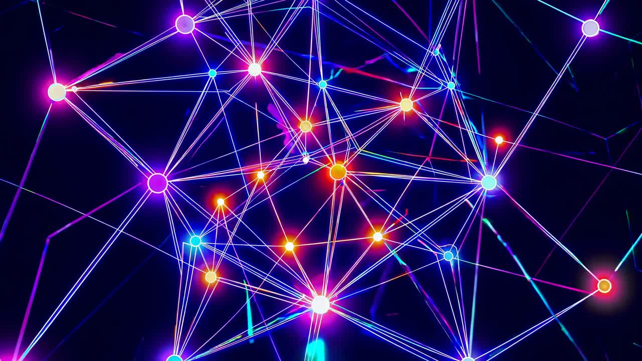 Abstract Neon Network Design