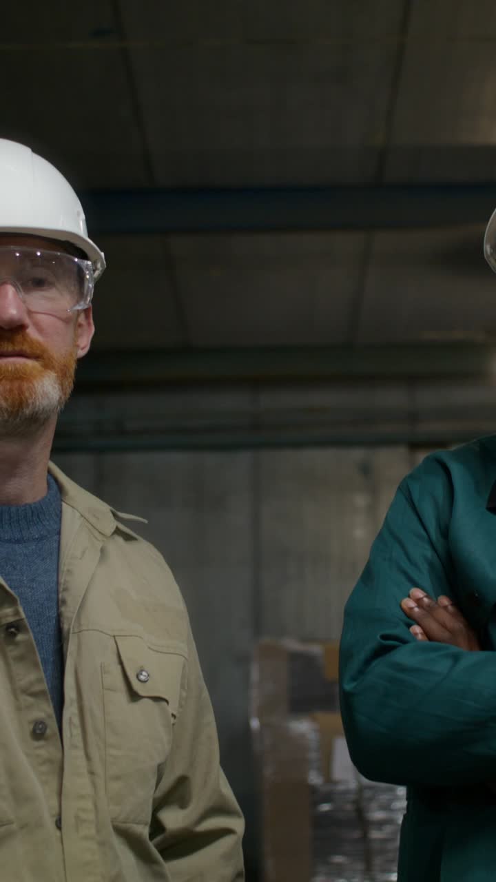 Two Workers in Industrial Setting