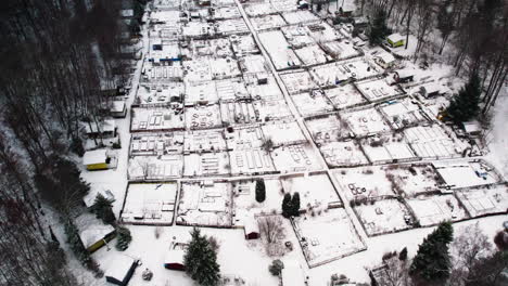 Community-garden-In-Kortedala,-Gothenburg,-Sweden