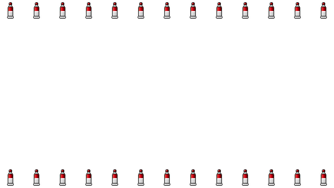 Pixel Art Paints Frame Animated Overlay 1080p Transparent 30 fps (4).mov