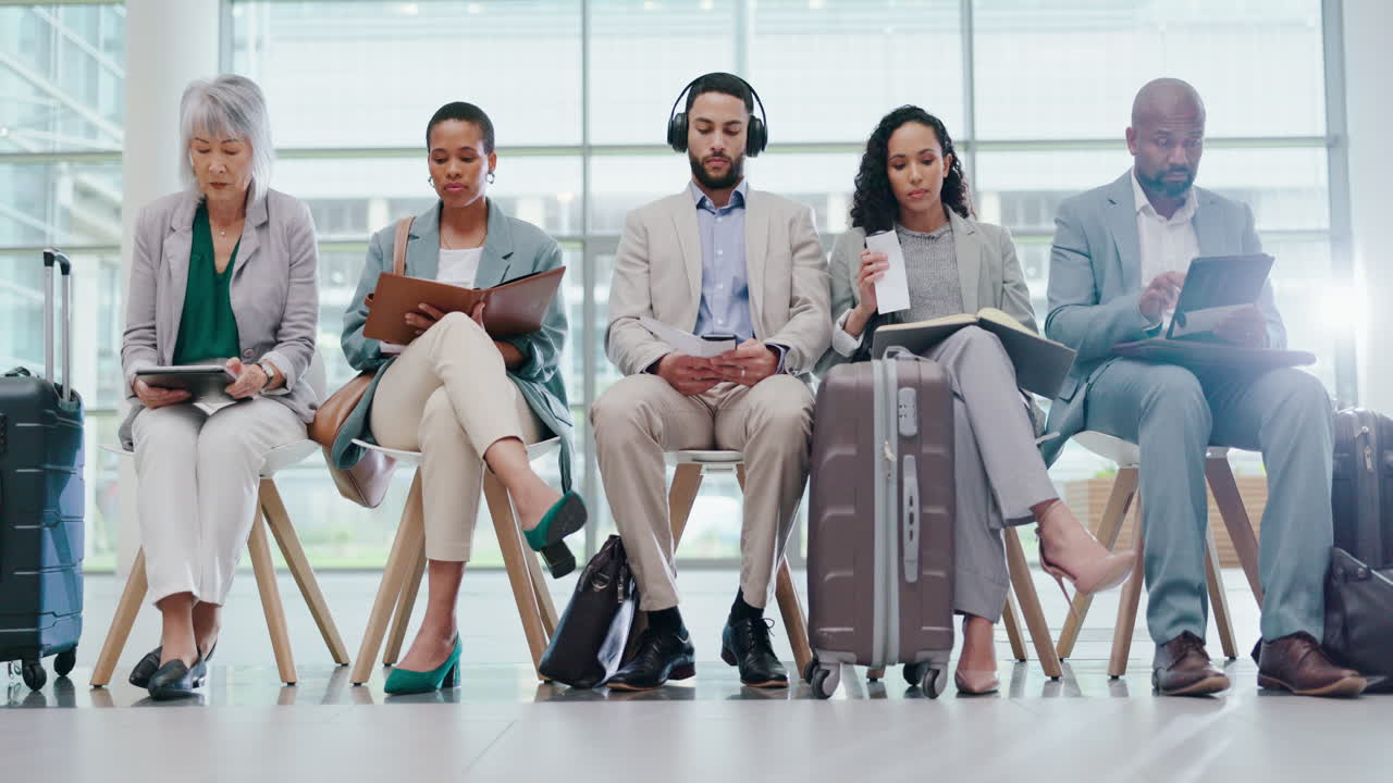 공항 대기실, 체크