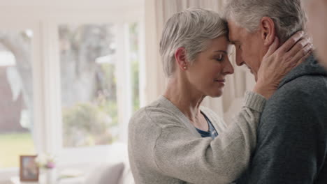 happy mature couple hugging sharing romantic connection enjoying long relationship embracing retirement together 4k footage