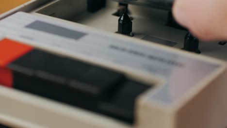 Vintage Cassette Tape Player