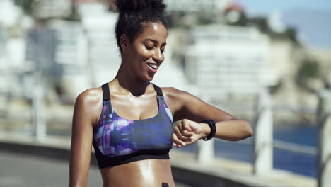 woman exercising outdoors