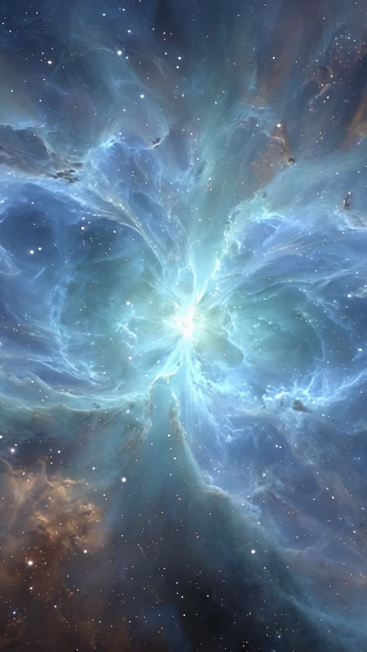 Stunning Cosmic Nebula Displaying a Beautiful Symphony of Colors in Deep Space, Capturing the Essence of the Universe's Mystical Patterns and Star Formation