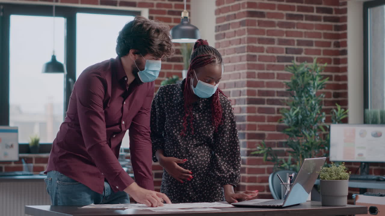 Team of multi ethnic people working on business project