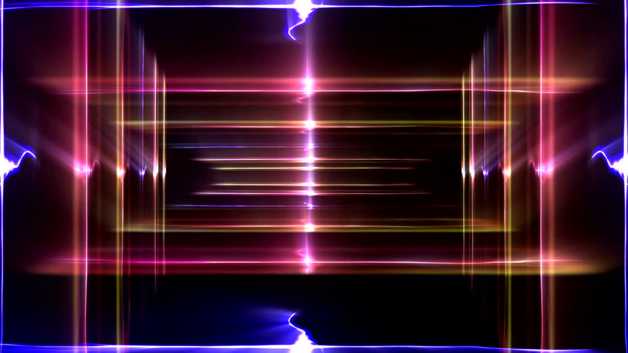 luces brillantes de colores animación de fondo