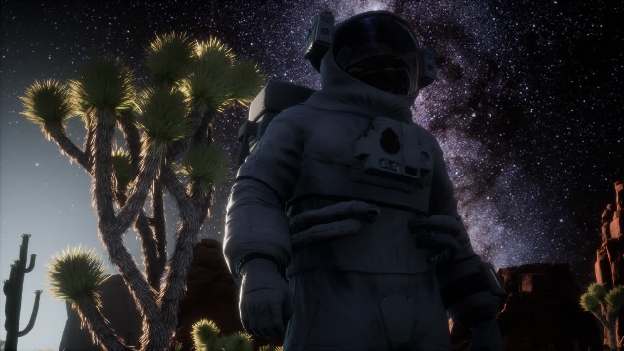 죽음의 계곡에서 우주비행사와 별의 은하계 형성