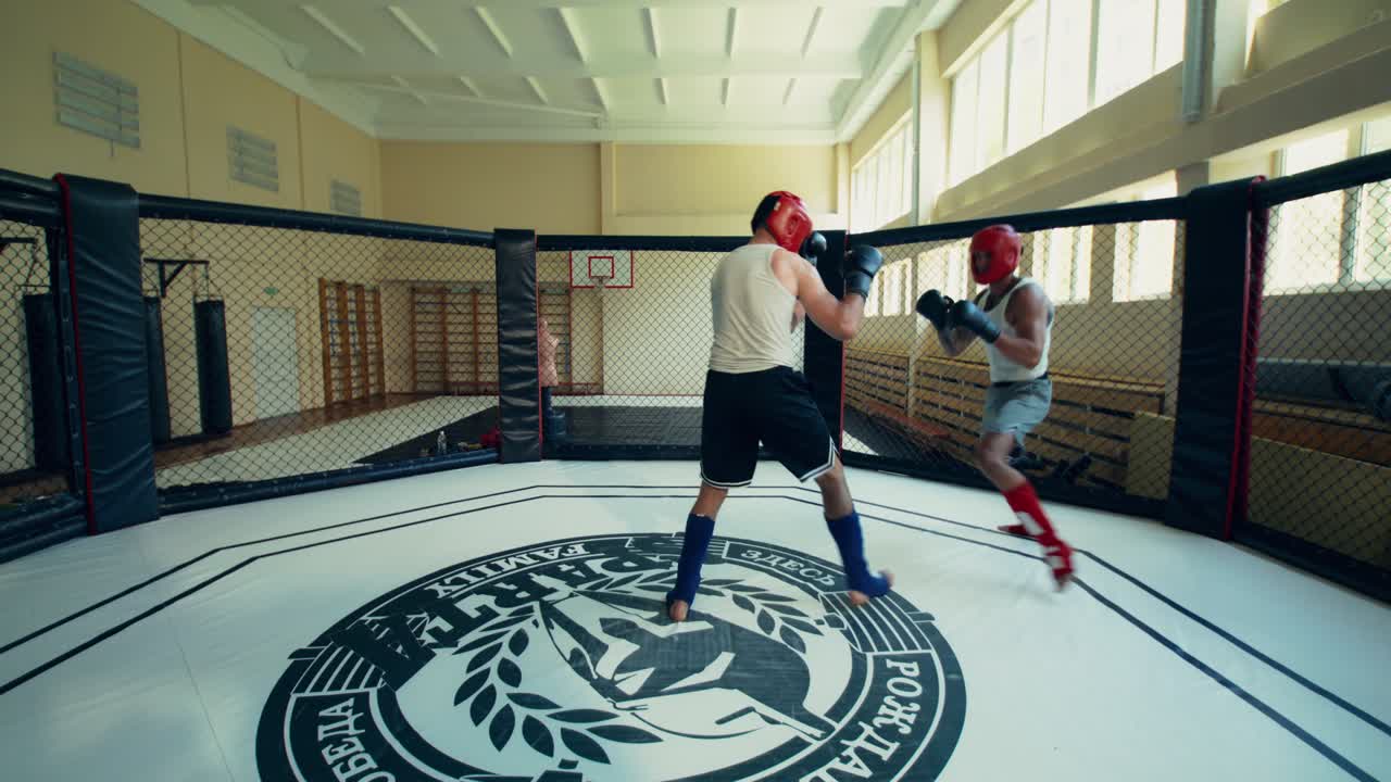 Sessione di sparring MMA