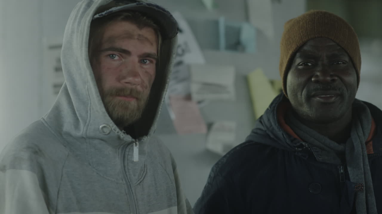 Two Men Looking at the Camera