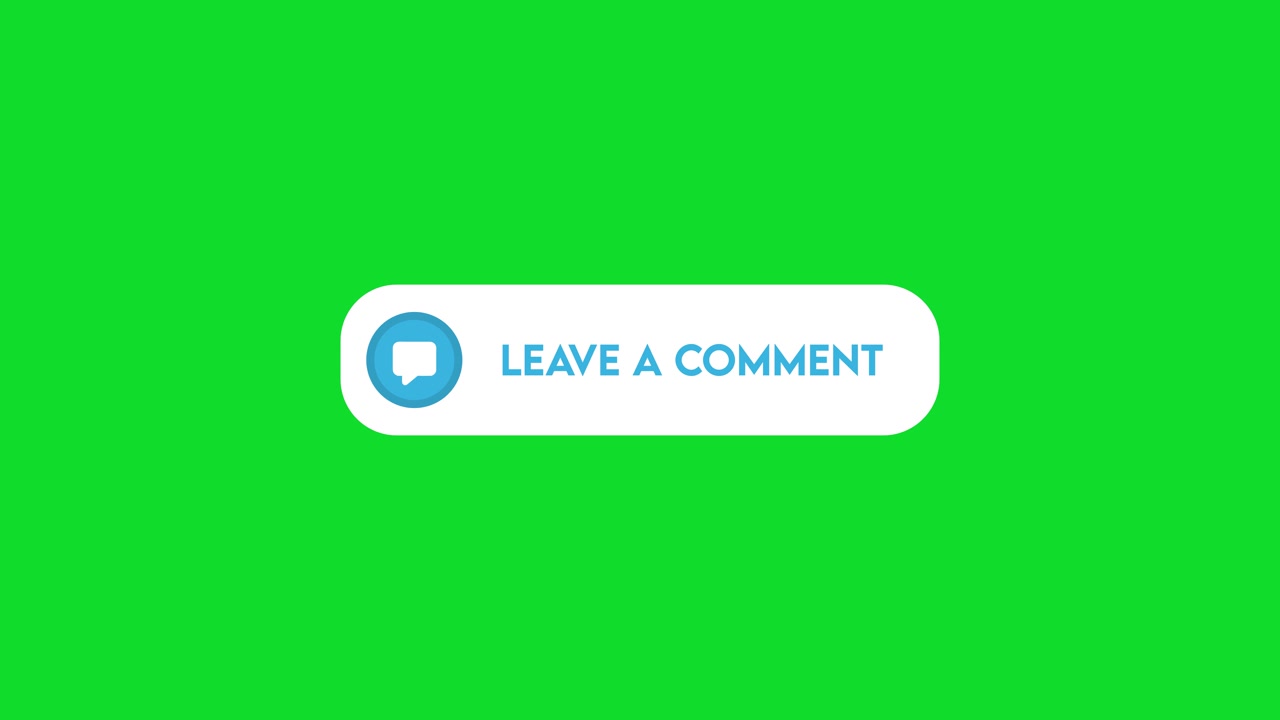Leave a comment button on green background