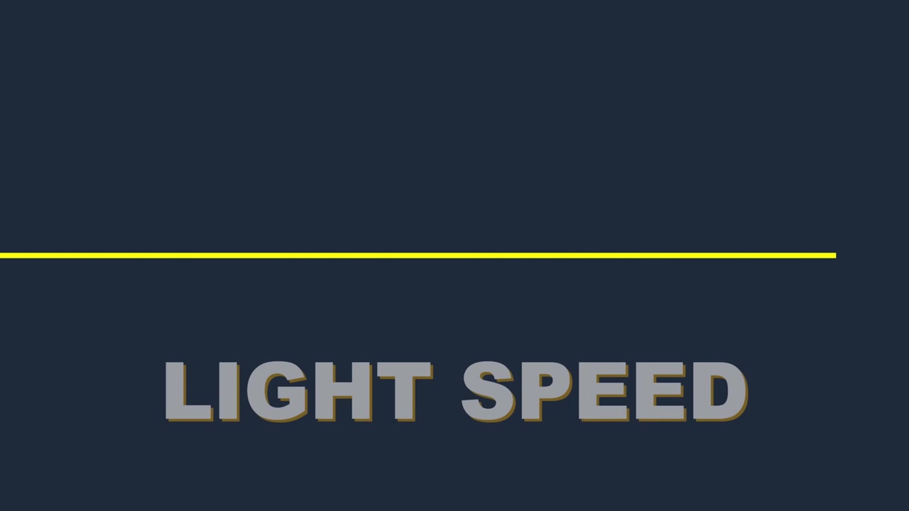 3D render of light speed concept with glowing horizontal motion line on dark background creating futuristic animation designed for sci fi visuals and video overlays