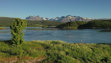 Schöne-Natur-Norwegen-Naturlandschaft.-Strudel-Des-Strudels-Von-Saltstraumen,-Nordland,-Norwegen