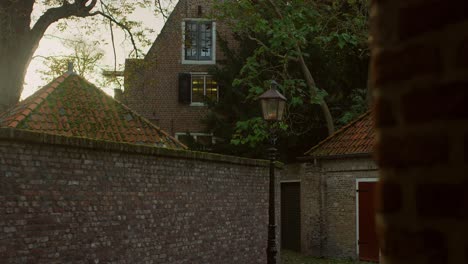 historical alleyway leading to the kuiperspoort in middelburg