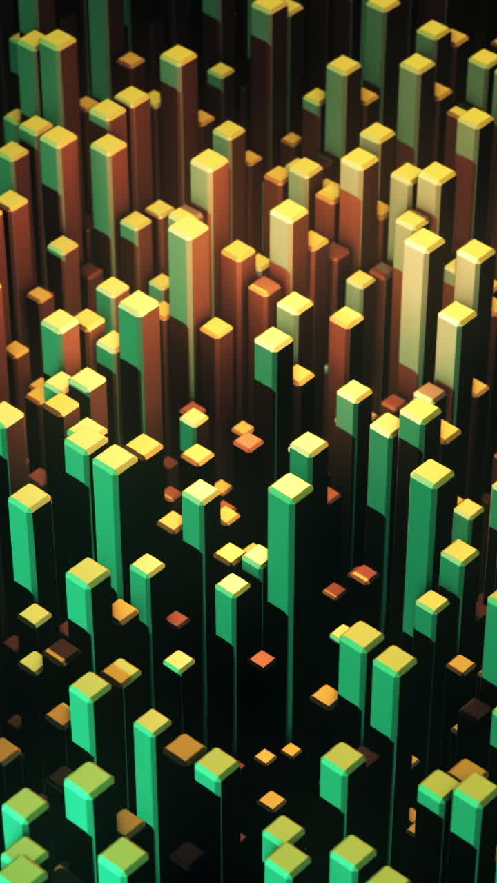 Abstract 3D Geometric Cubes