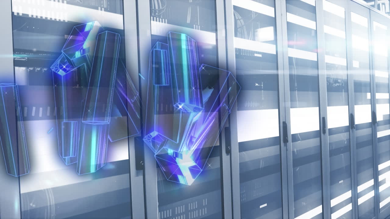 서버 에서 움직이는 모양과 선의 애니메이션