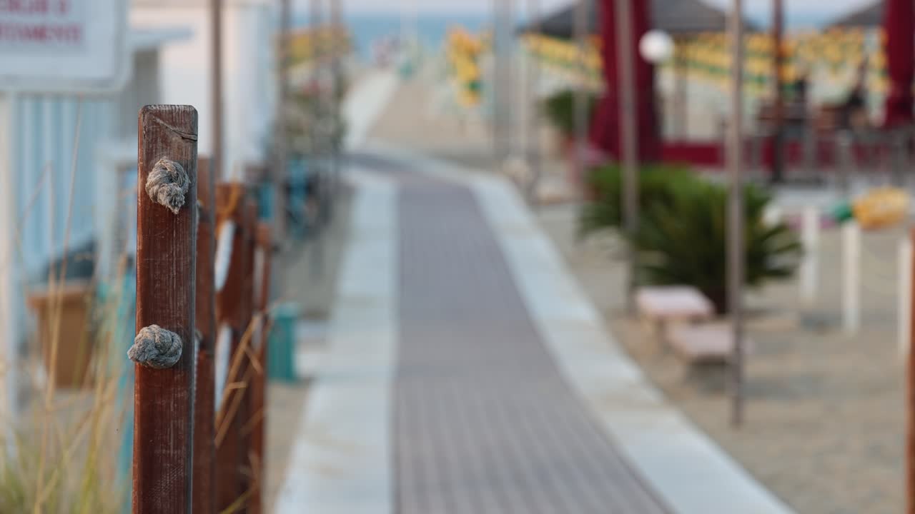 Beach path on a coast, summer background