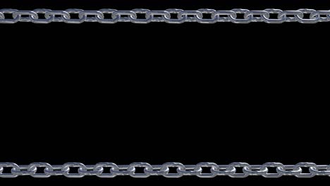 metal chain link connection loop animation