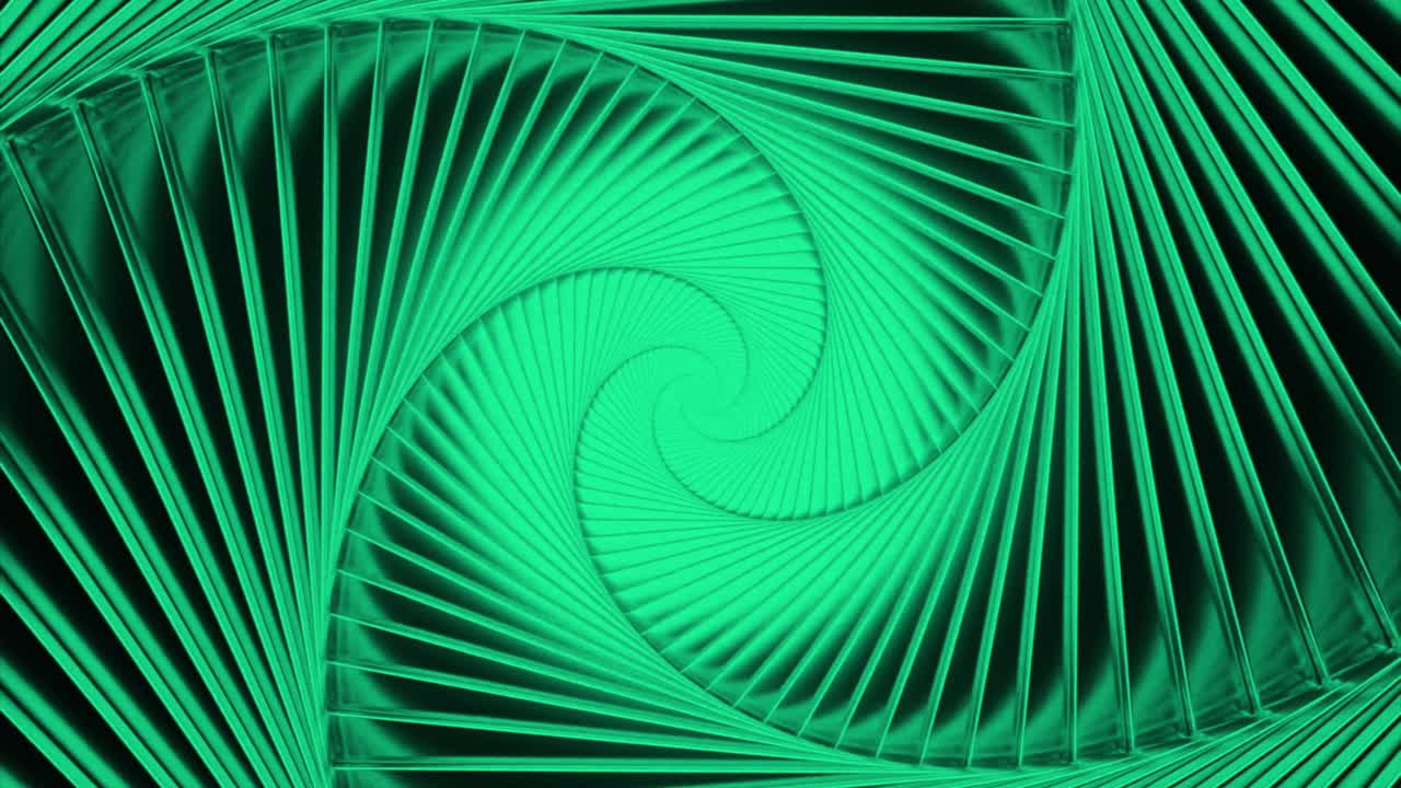 Modello a spirale verde astratto