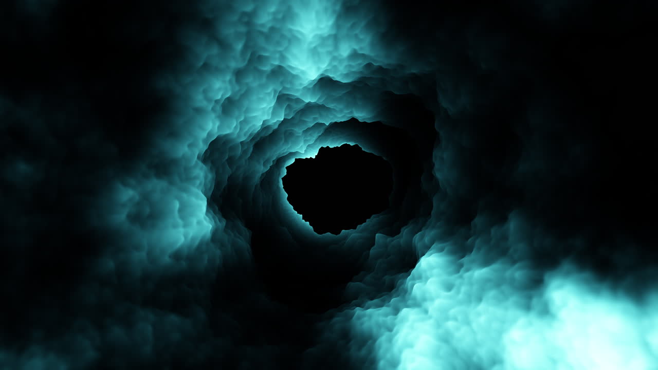 A mesmerizing image of a luminous black hole surrounded by vibrant, swirling lights against a dark, nebulous backdrop, capturing the essence of cosmic wonder