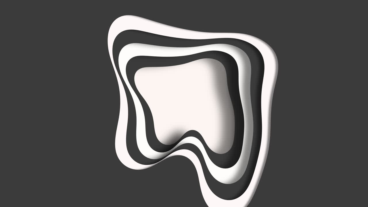 A striking black and white striped design with a white circle in the center set against a black background creates a bold and visually captivating aesthetic