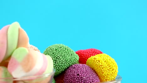 caramelo dulce gelatina y delicioso postre de azúcar