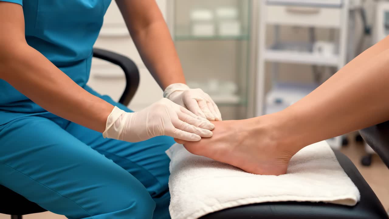 Foot Massage and Pedicure Treatment