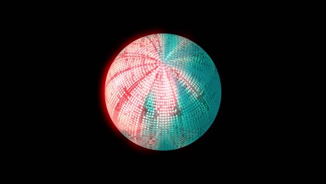 luminous sphere. 4k motion graphics