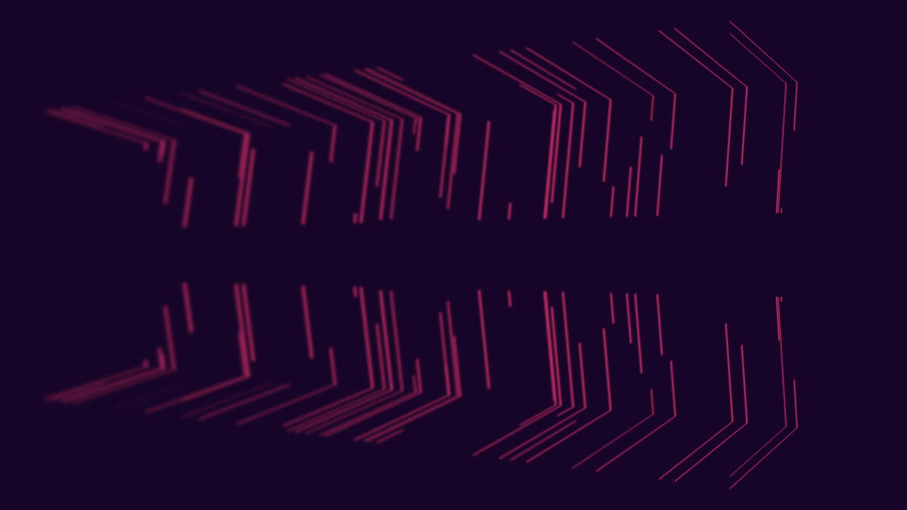 líneas geométricas futuristas y abstractas en una galaxia oscura