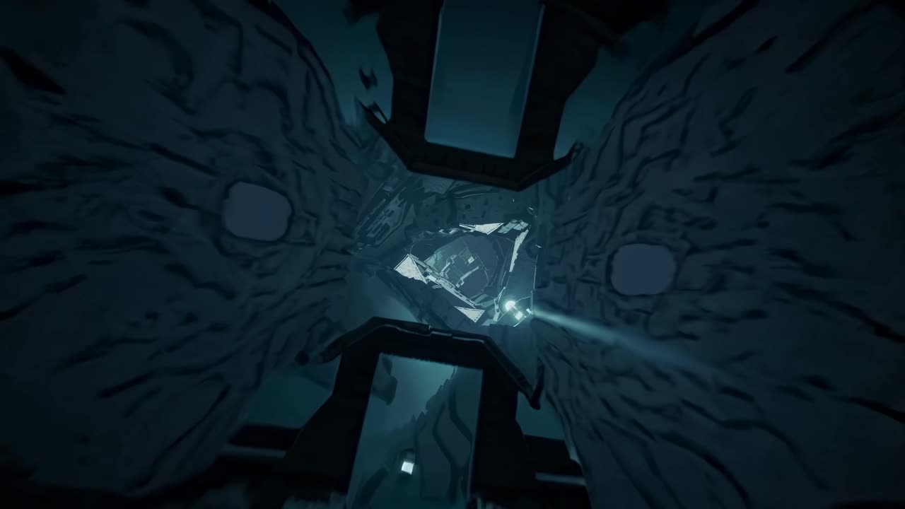 Abstracto Túnel futurista