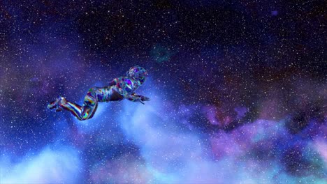 astronauta en el espacio