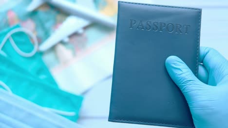 passport with protective measures during travel