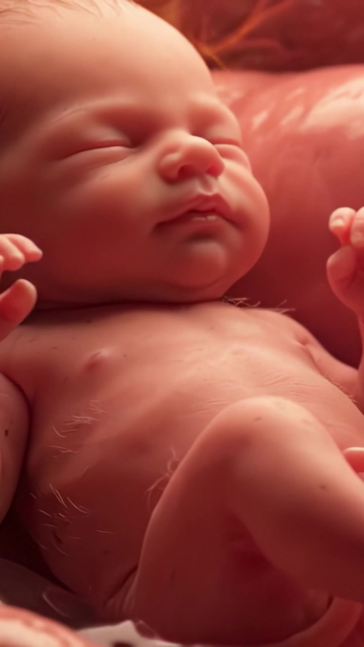 Un nuovo inizio: momenti affascinanti della vita neonatale nell'utero, che mostrano la bellezza e la fragilità dei neonati pronti a venire al mondo.