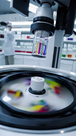 centrifuge in a laboratory setting