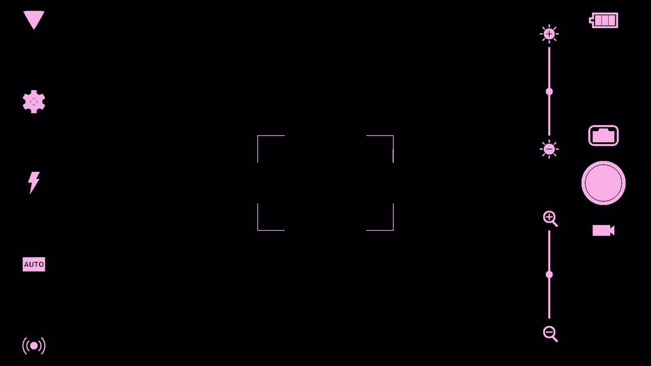 전화 카메라 사진 애니메이션 오버레이 1080p - 30fps - 알파 채널 (5)