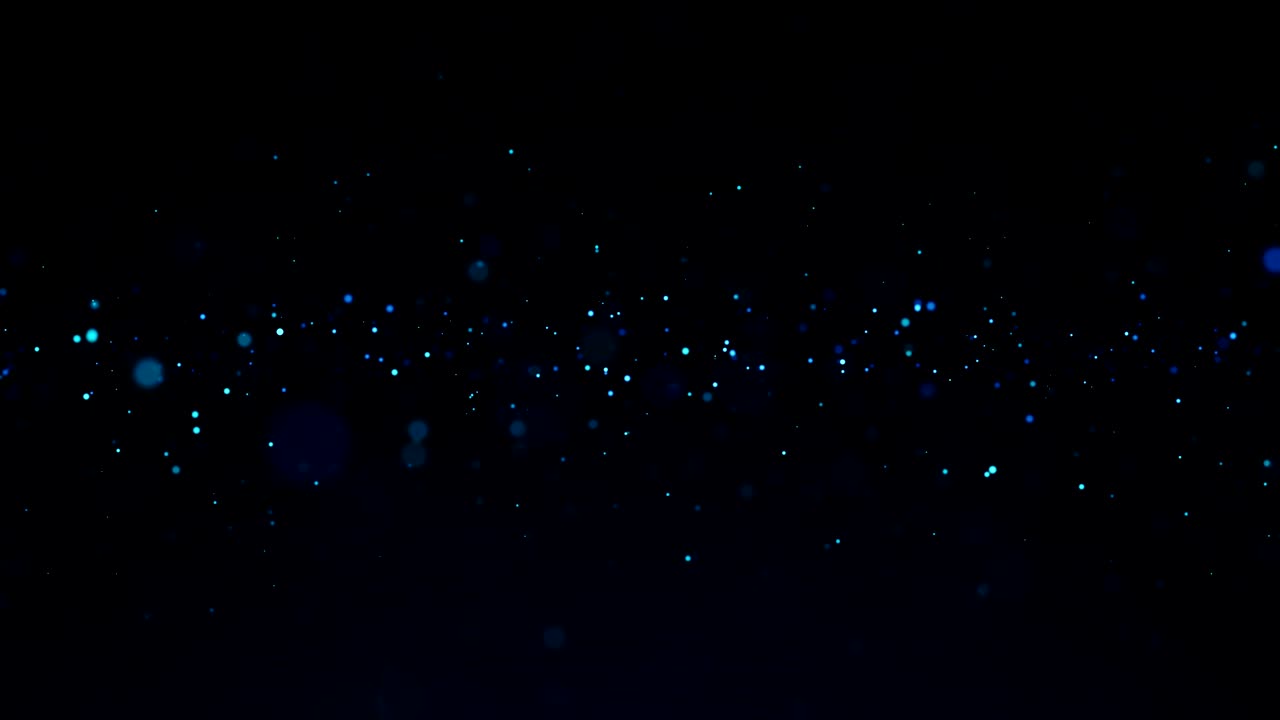 Abstract Dust Particles Background. Bokeh Particles Background. Loop