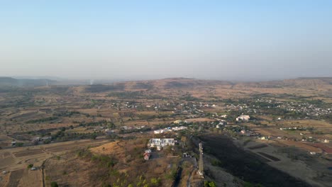 shri bhavani museum and library drone view aundh in maharashtra