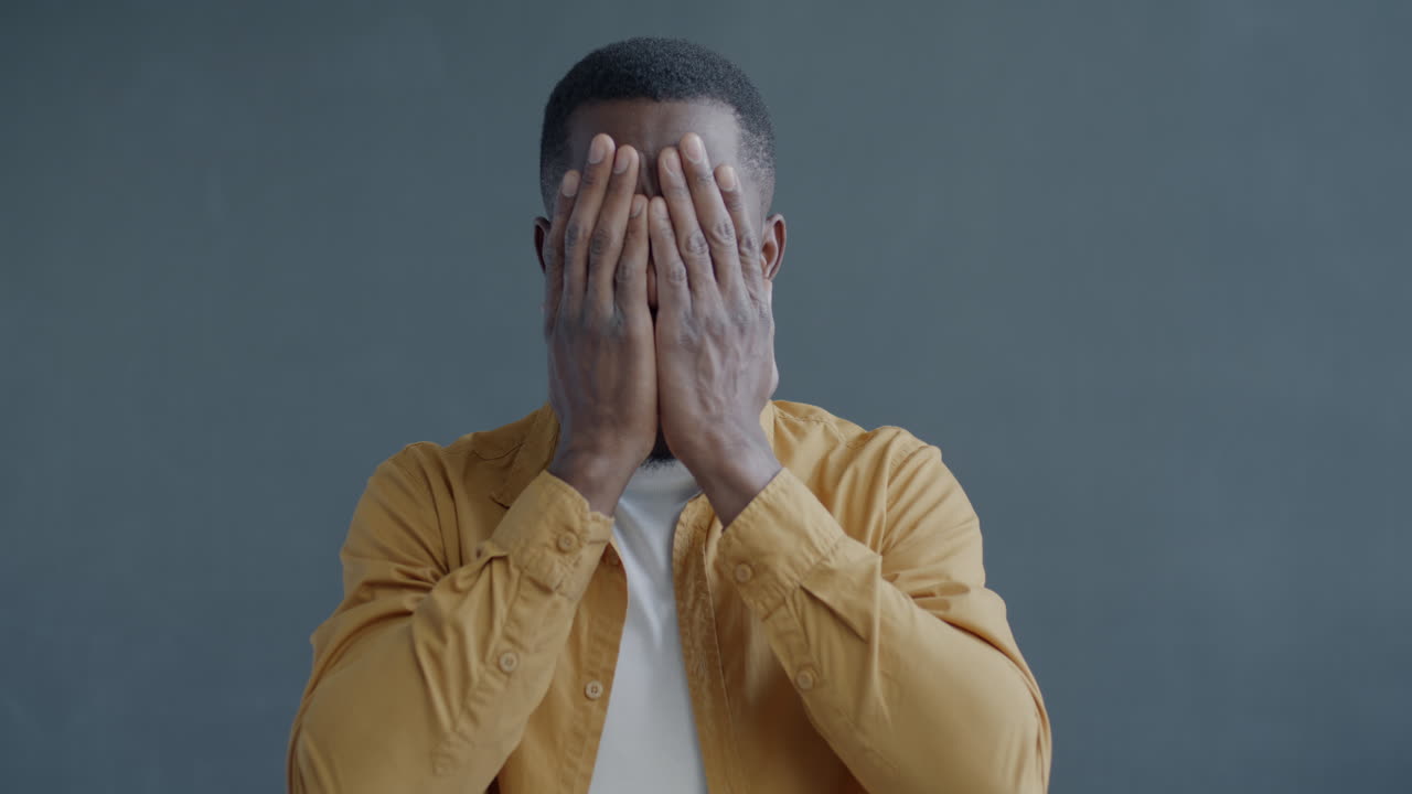 Man Expressing Surprise