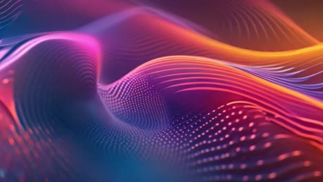 abstract vibrant digital wave pattern