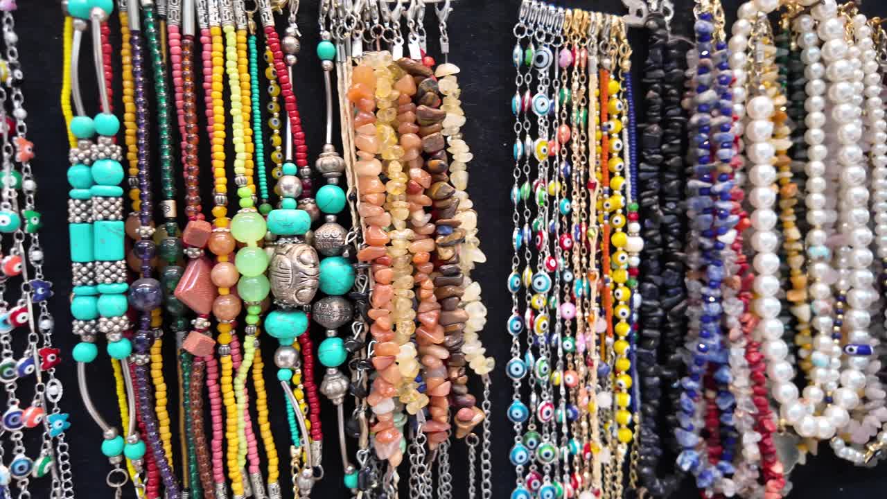 Colorful Beaded Necklaces and Jewelry