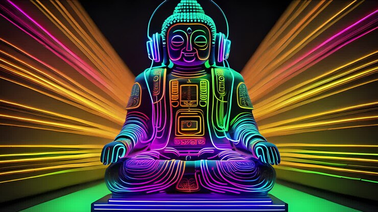 A.I generated buddha