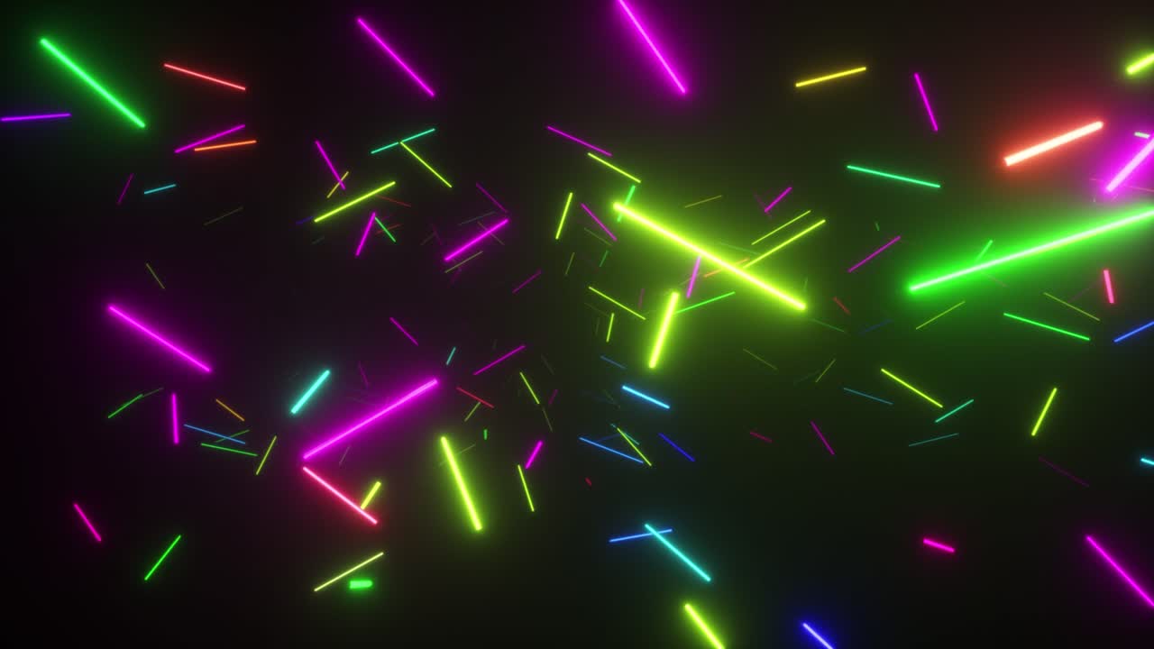 fondo abstracto de líneas de neón