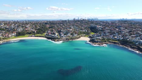 Pristine-Waterscape-Of-Tamarama-And-Bronte-Beach-With-A-View-Of-Eastern-Suburbs