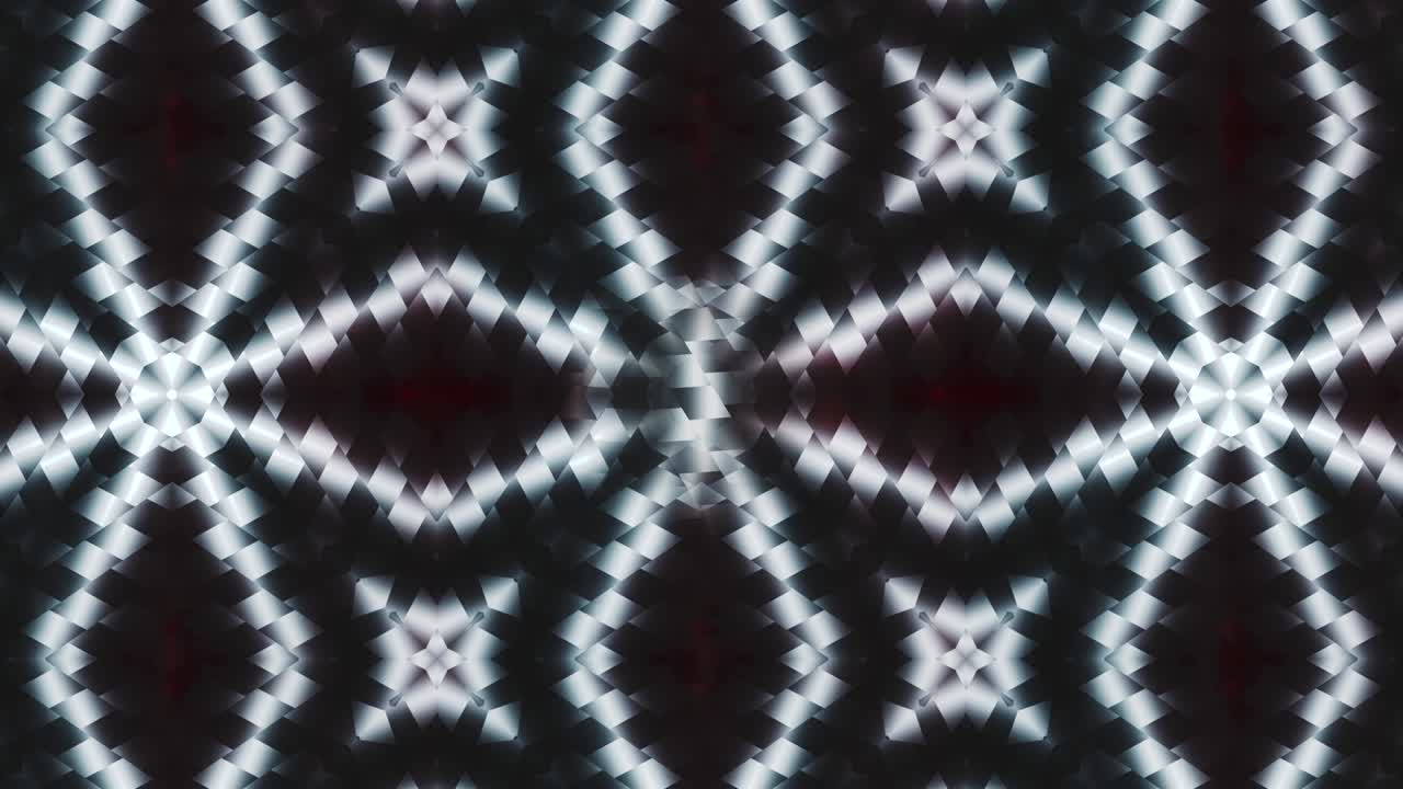 kaleidoscopio en movimiento. gráficos en movimiento de 4k
