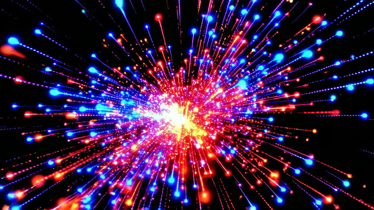 Colorful Explosion Abstract Background