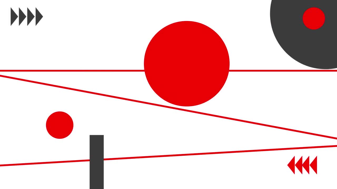 빨간색과 검은색 80년대 인터페이스