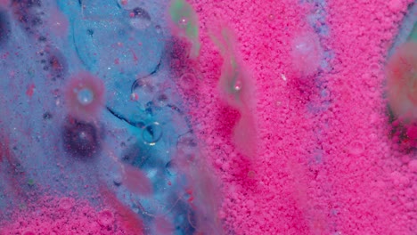 Colorful-pink-blue-bubbles-surface-wallpaper-themes-background,-multicolor-space-universe-concept