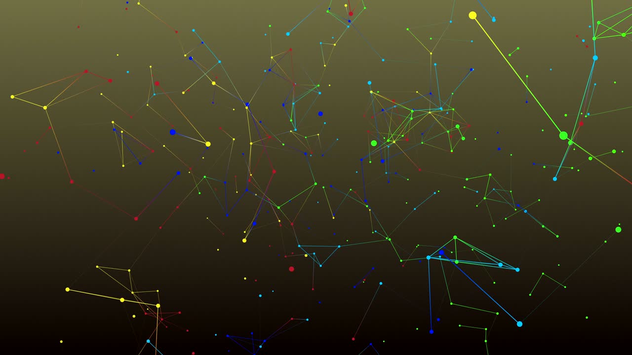 absract geometry background with lines and dots