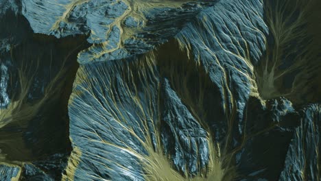 vista del paisaje del planeta alienígena