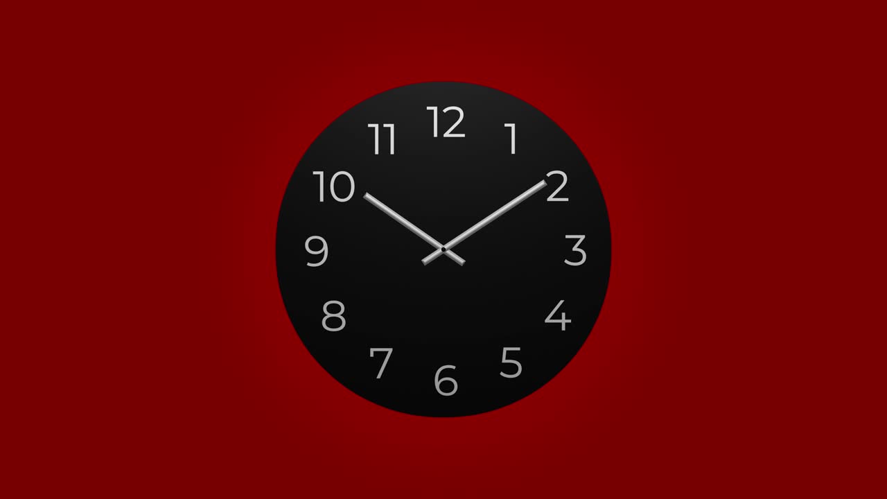 reloj contando hacia atrás 24 horas día velocidad rápida lapso de tiempo 4k hd